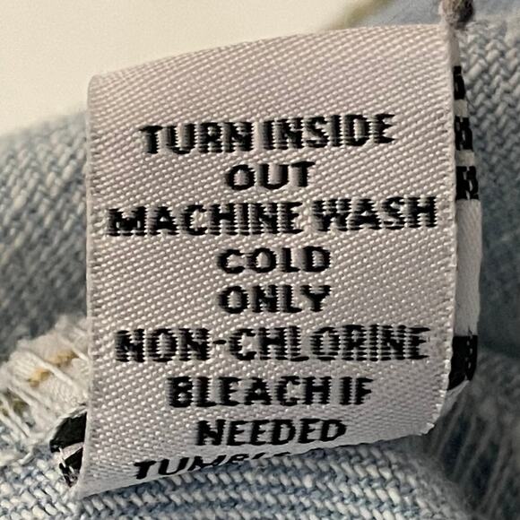 Refuge Distressed Jean Jacket - Light Wash - Large - Picture 8 of 8